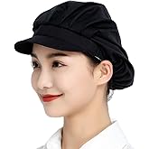 Jaspfct 1pc/4pcs Chef Hats-Kitchen Baker Cooking Hair Nets Food Service Caps for Adults
