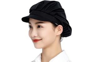 Jaspfct 1pc/4pcs Chef Hats-Kitchen Baker Cooking Hair Nets Food Service Caps for Adults