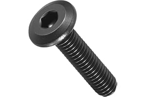 METALLIXITY Flat Head Hex Socket Cap Screws Bolts(1/4"-20x1-1/4) 10Pcs, 304 Stainless Steel Hex Socket Furniture Bolts Screws