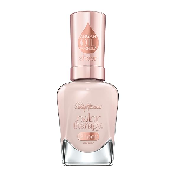 SALLY HANSEN COLOR THERAPY LACQUER NAIL POLISH, BARE KISS, 0.5 FL. OZ.