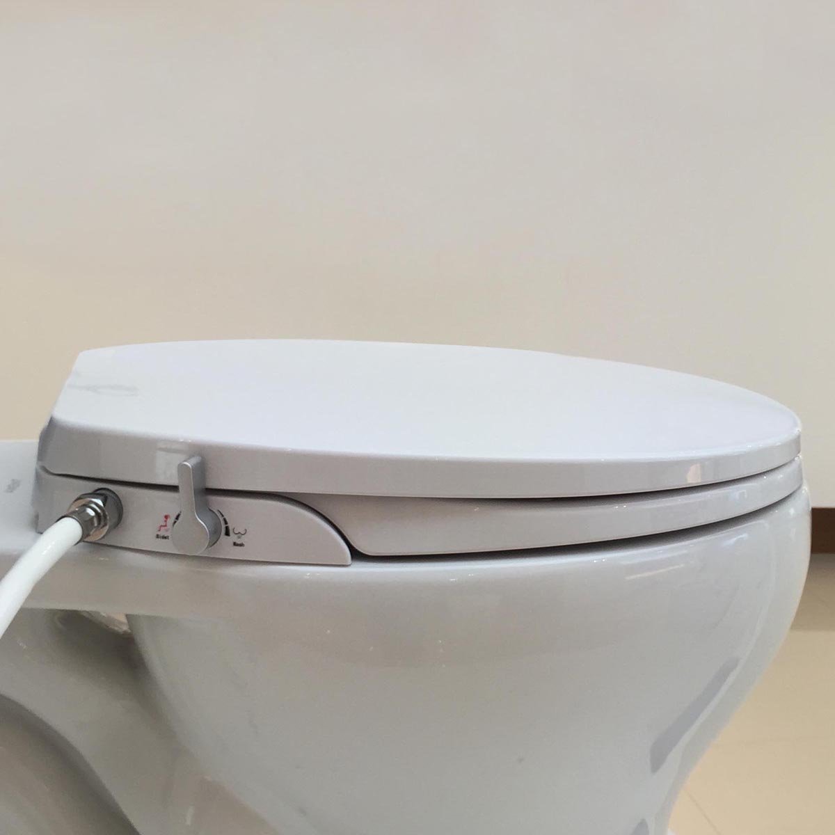 Buy Hibbent Non Electric Mechanical Toilet Bidet Seat with Dual Nozzle