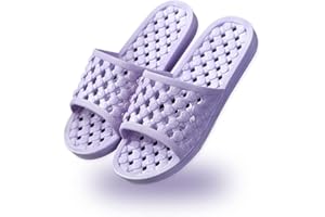 AYYDMY Quick Drying Shower Slippers for Women Men, Non Slip House Shoes Cushioned Thick Sole Bathroom Sandals Indoor Outdoor Soft Platform Sandals for Living Room, Shower, Pool, Beach, SPA, Gym