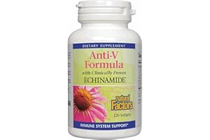 Natural Factors Anti-V Formula - Healthy Immune System Support Supplement - Herbal Immune Health Supplement with Reishi Mushroom & Licorice Root - 120 Softgels (120 Servings)
