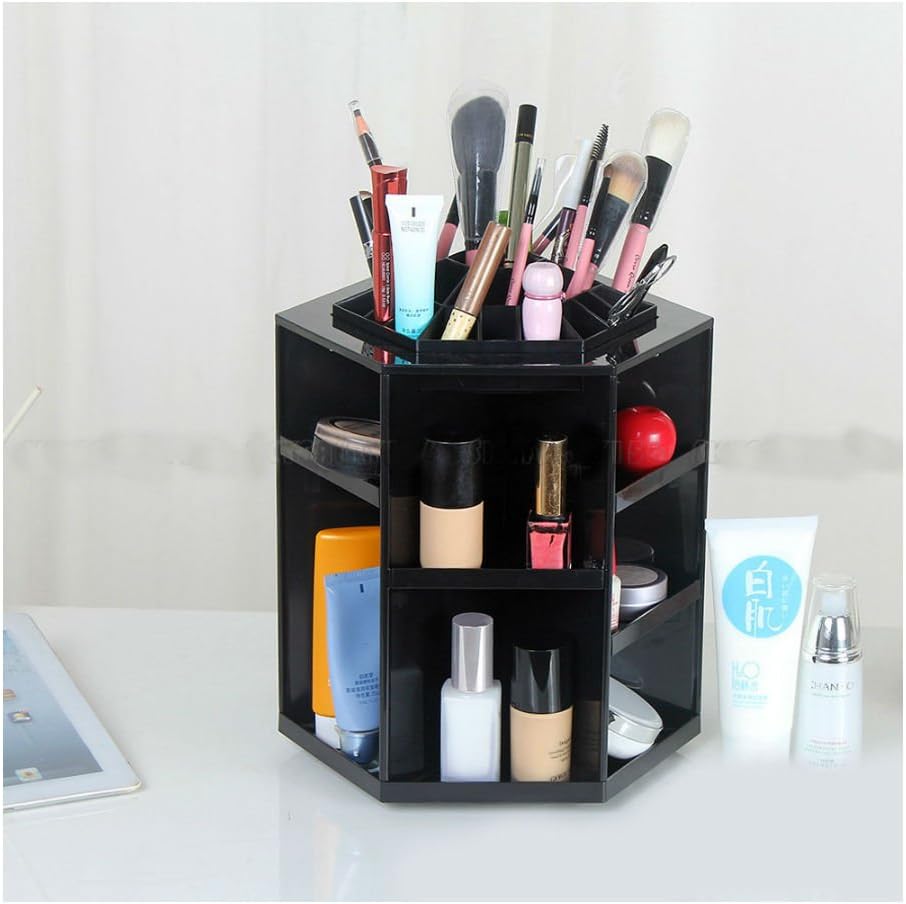 360 Degree Rotating Cosmetic Organizer Makeup Display