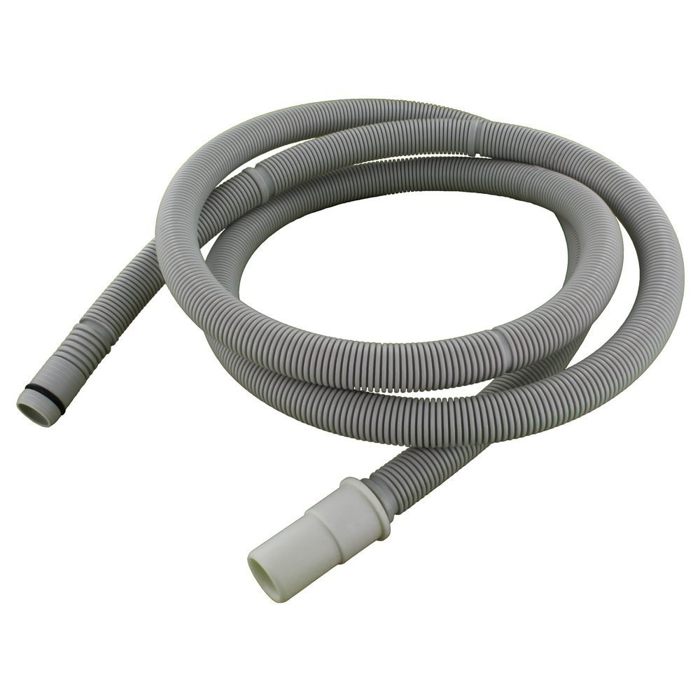 Paxanpax Non Original Bosch Drain Outlet Hose and Hook Fits Neff/Siemens Classic Design Dishwasher Series ,37-BS-01, Grey