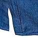 LOCALMODE Men's Casual Dress Shirt Button Down Jeans Shirt Fashion Denim Shirt Black L