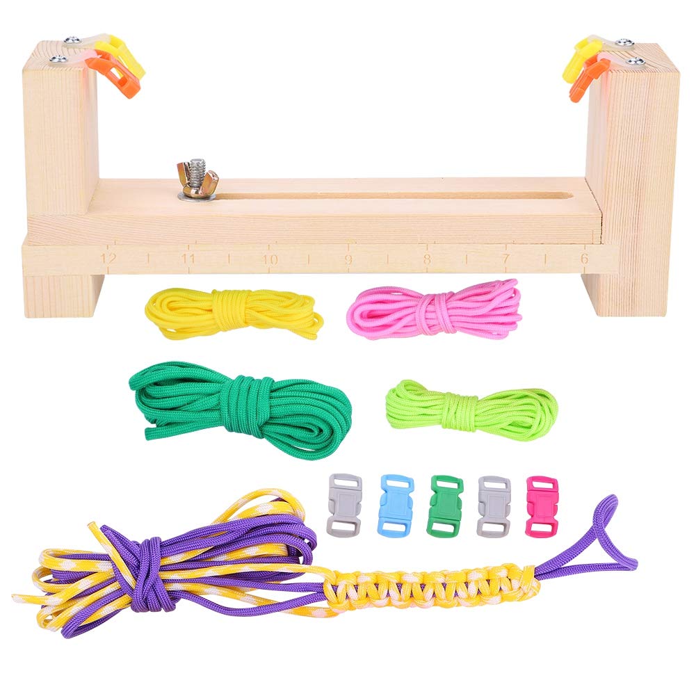 Dilwe Paracord Bracelet Maker Kit, Holz Jig Bracelet Maker mit