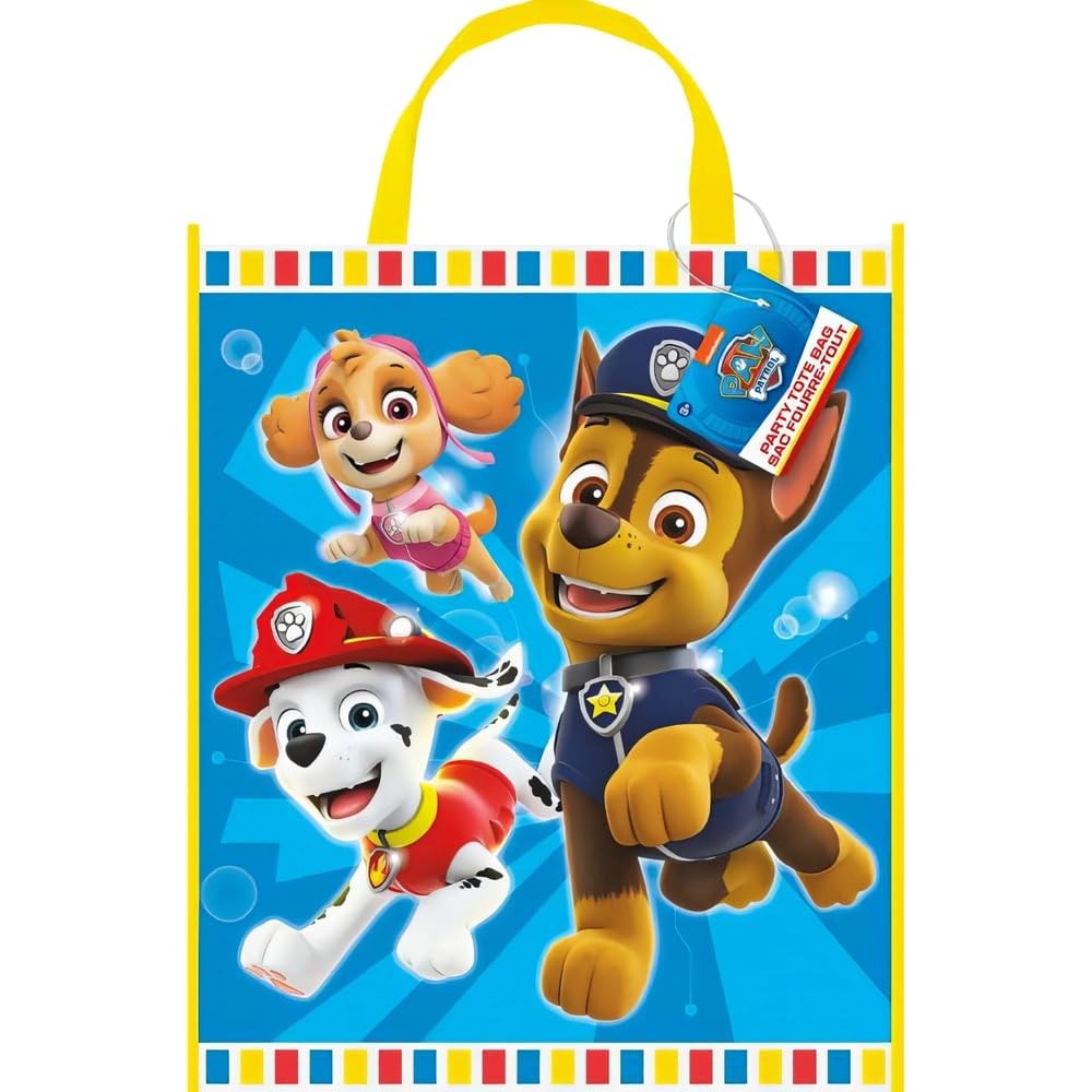 Photo 1 of Paw Patrol Adventure Tote Bag - 13" x 11" (1 Pc) - Perfect for Kids, Party Favors, and Treat Bags