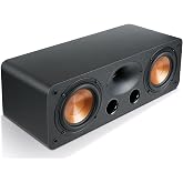 Saiyin Center Channel Speaker for Home Theater Surround Sound System | Silk-Dome Horn Tweeter, 5 inch Woofer, Gold-plated Terminals, Dual Bass Reflex Ports, Speaker Wires not Included