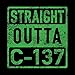 UGP Campus Apparel Straight Outta C-137 Funny Rick Dimension C-137 T Shirt - X-Large - Black