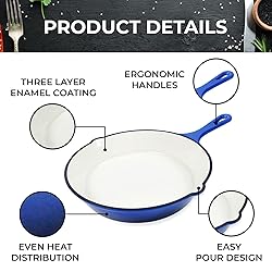 Healthy Choices 8" Small Enameled Cast Iron