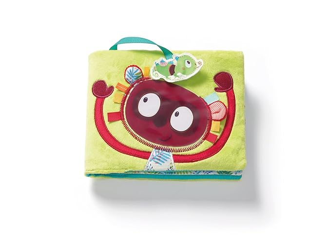 Lilliputiens 86860 George Stoffbuch / Lernbuch / Fotoalbum für Kinder, geeignet ab 6 Monaten