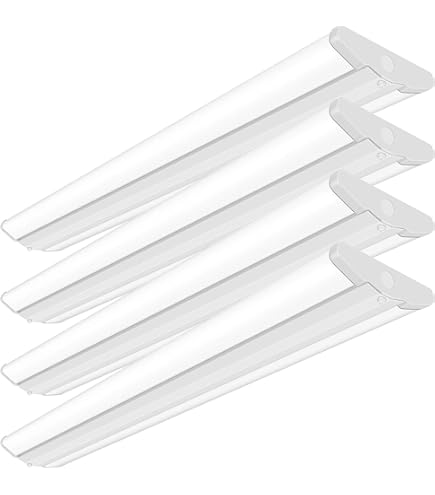 AntLux 72W 4FT LED Wraparound Office Light, Ultra Slim LED