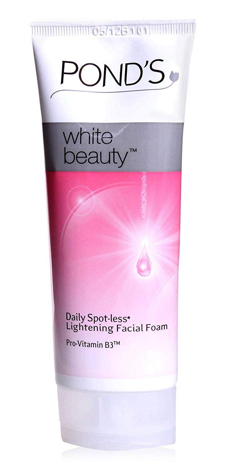 ponds white beauty pinkish white facial foam