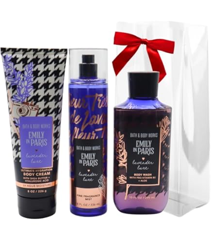 Bath&bodyworks ボディーミスト　エミリーインパリス　4本セット Amazon.com : Bath & Body Works Emily In Paris Collection 4 Fine