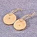 ULTNICE Wood Log Slices Round Log Discs Unfinished Predrilled Wood Pieces DIY Craft with Jute Twine 3-4CM Pack of 50