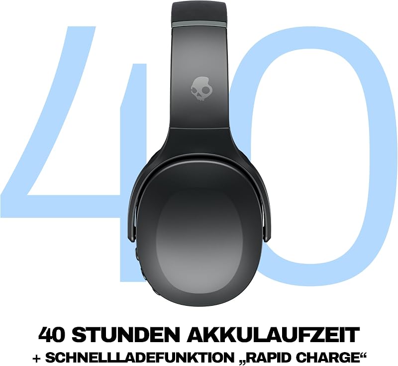 Crusher Evo Wireless Bluetooth-Kopfhörer - Schwarz