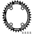 DJC Bike Chainring Asymmetrical 96BCD Narrow Wide Tooth MTB for XT SLX M6000 / M7000 / M8000 / M9000 7/8/9/10/11/12 Speed Aluminum 7075 30T 32T 34T 36T 38T 40T 42T
