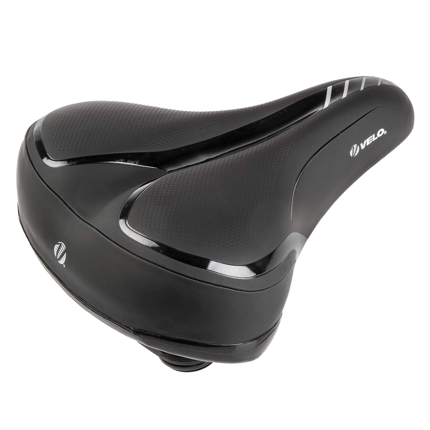 Velo Unisex Adult Fit Townie Saddle For Bicycle - Black, X-Large