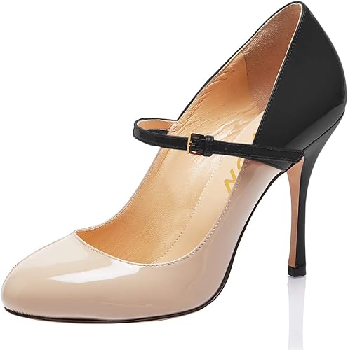 Amazon Com Ydn Women Stiletto High Heel Mary Jane Sandals Retro