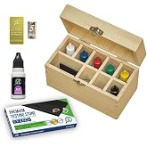 Gold Silver Platinum Jewelry Testing Kit 6 JSP Solutions 10K 14K 18K 22K 24K Silver, Platinum Large Test Stone Neutralizer &amp; Bamboo Box Precious Metal Test Bars