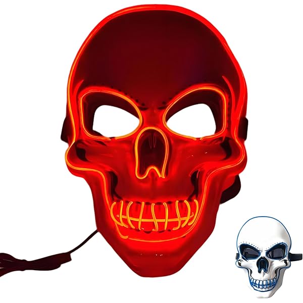 Amazon.com: RHINESTONE FACE MASK FULL SKULL HALLOWEEN