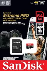 SanDisk 64GB Extreme PRO microSDXC Card with RescuePro Deluxe U3 V30 A2 view 5