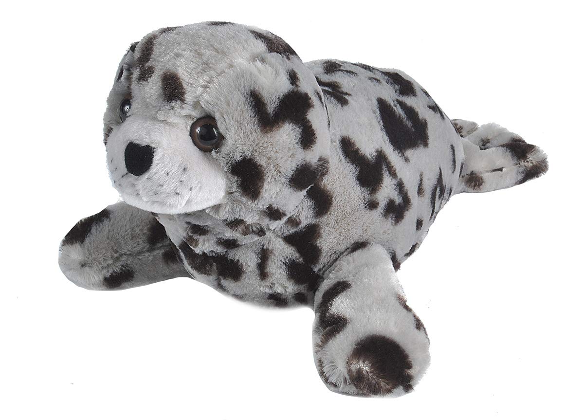 Wild Republic Harbor Seal Plush Soft Toy, Cuddlekins Cuddly Toys, Gifts for Kids 30 cm
