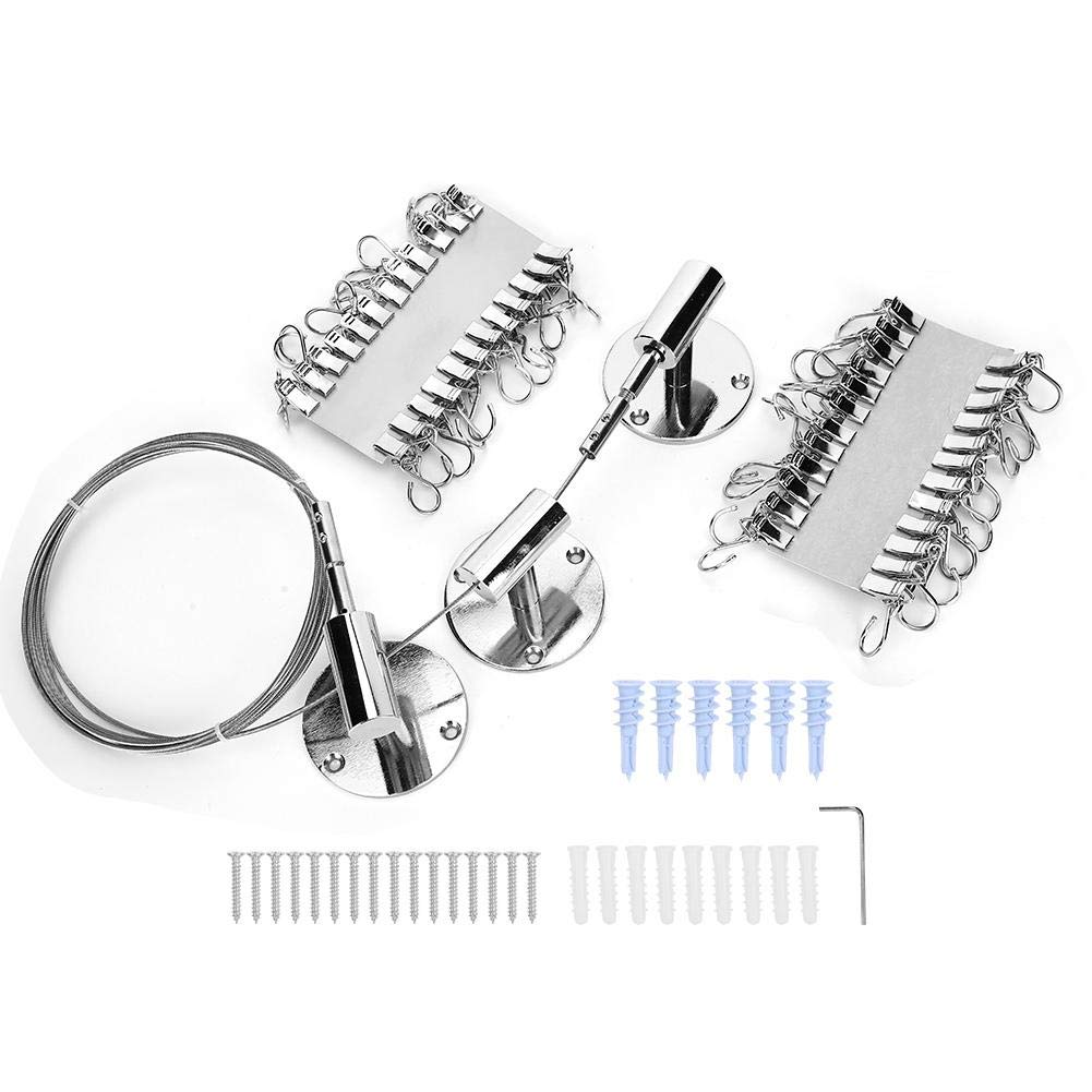 Metal Aluminum Alloy No Holes Picture Hanging System, Gallery Picture