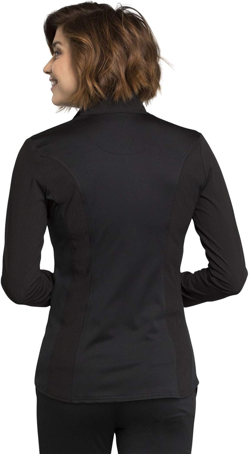 CHEROKEE Statement CK365 Women's Zip Front Jacket: Clothing
