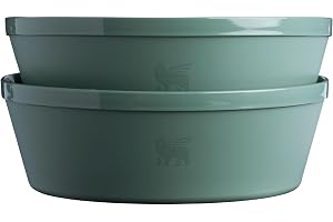 Stanley Wildfare Core Stacking Bowl Set 2-Pack | 16 oz Stackable Bowls | Camping Essentials for Your Camp Kitchen