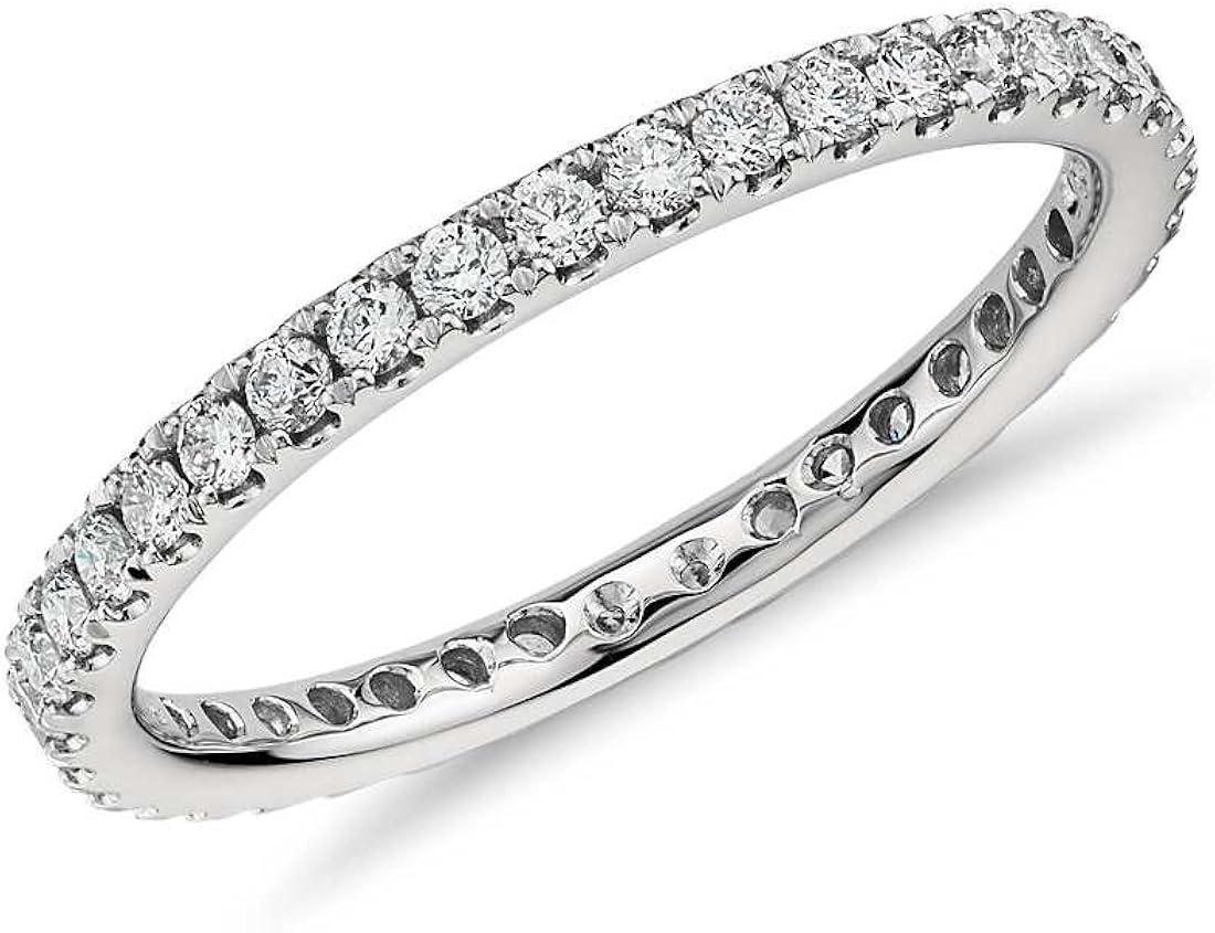 Queen Diamond Original Empire 0.48 Ct Diamond Band Ring White Gold