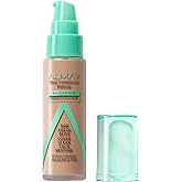 Almay Clear Complexion Acne Foundation Makeup with Salicylic Acid, Medium Coverage, Soft Matte Finish, Hypoallergenic, Cruelty- & Fragrance-Free, Dermatologist Tested, 500 Fresh Beige, 1 fl oz