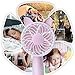 RioRand 2018 New Handheld Mini Personal desk Fan 1200mAH Rechargeable USB Fan with 3 Speed Adjustable for Indoor and Outdoor Activities(Pink)