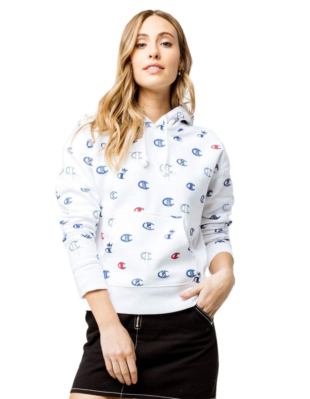 Champion LIFE Womens Printed Reverse Weave Pullover Hood