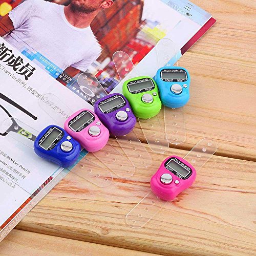 image for Pawaca Digital Counter - 1Pc Mini-Stitch Marker and Row Finger Counter