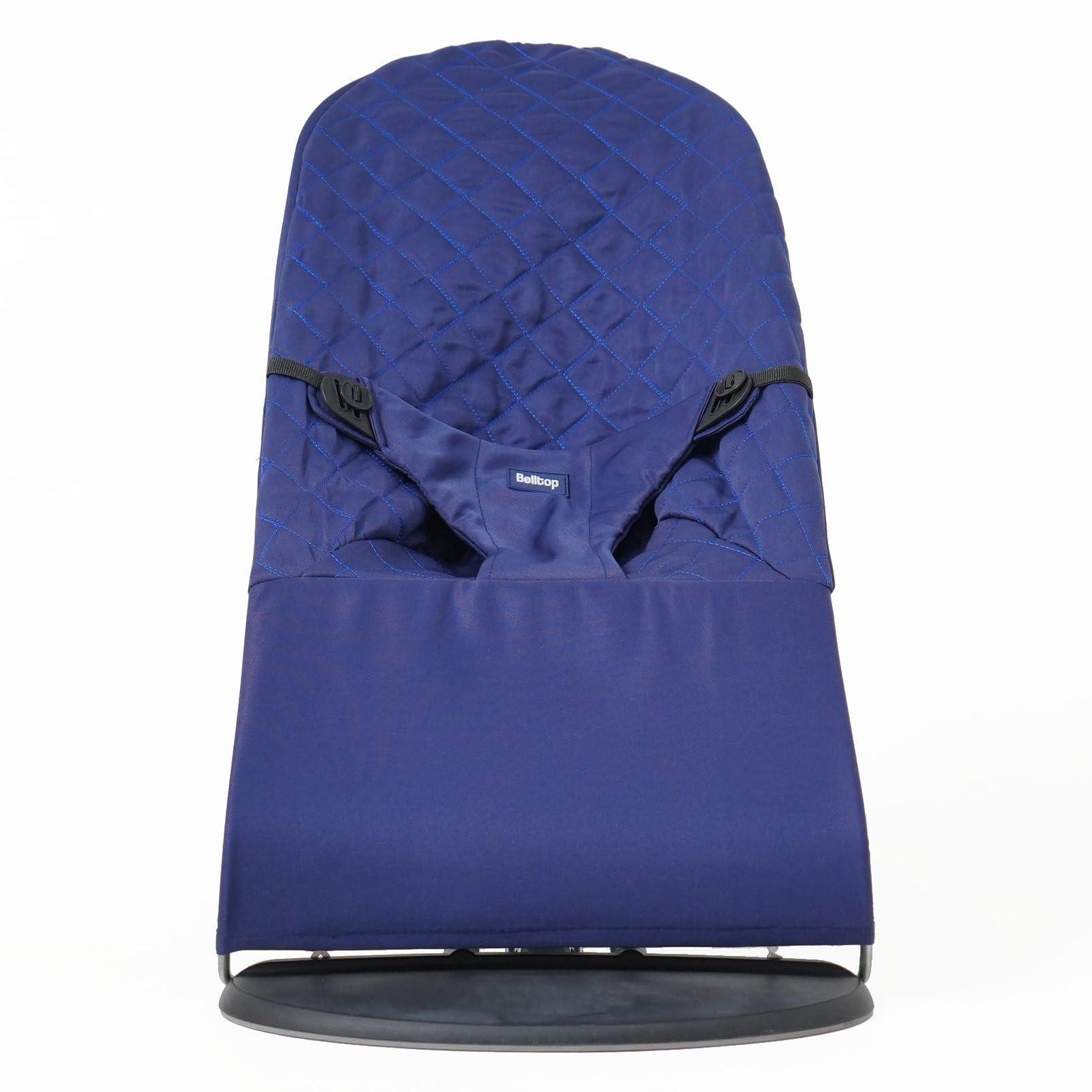 Cover Belltop compatible with Babyjörn bouncer: Balance, Soft & Bliss. Baby's seat for baby bouncer. Cover hammock: ergonomic fit. Hypoallergenic poly cotton. Fabric seat bouncer - Blue