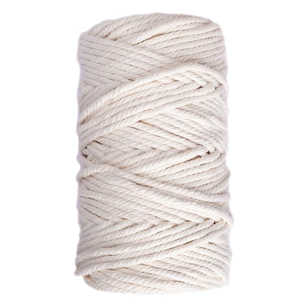 Feelmate Macrame Cord, 1mm 656 Feet Cotton Macrame Rope for Plant Hangers Wall Hangings DIY Crafts (6MM)