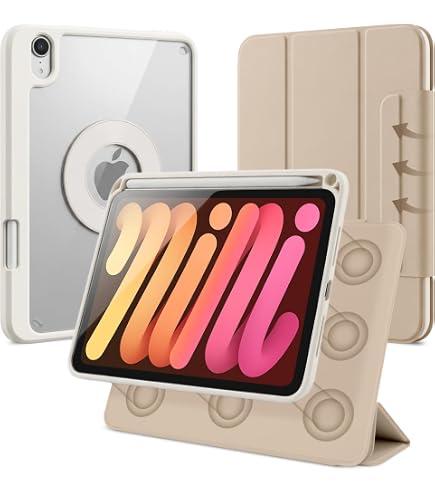 Amazon.com: SPARIN Case for iPad mini 7 A17 Pro 2024/iPad Mini 6