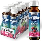 Tecton Ketones - Bioidentical Exogenous Ketones Supplement, D-BHB Focus &amp; Clarity Endurance Training Shots - Clean Energy Shot with Electrolytes for Hydration + 10g Ketone, Caffeine Free, 8ct Berry