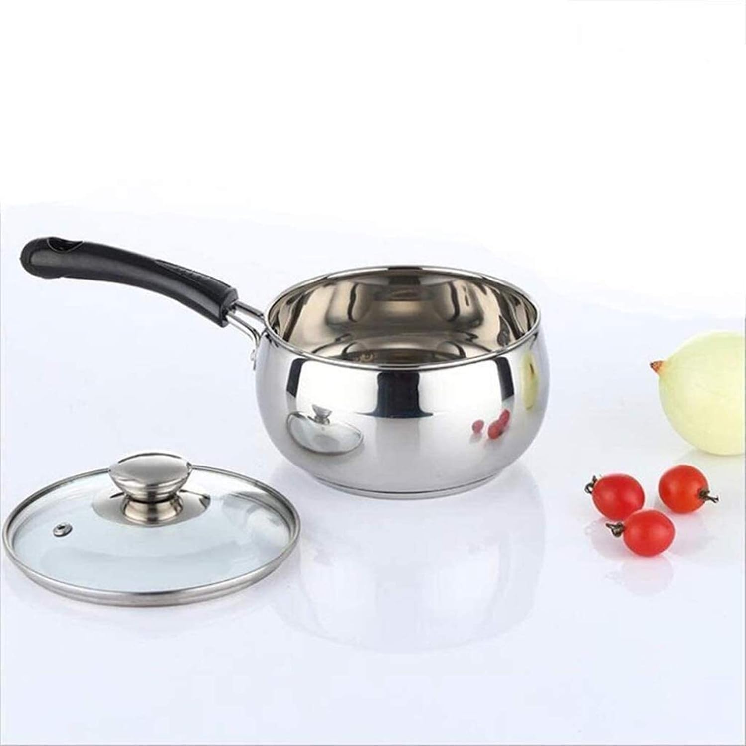 Milk Pans Milk Milk with Lid Milk Boiling with Han Stainless Steel Milk