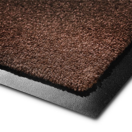 casa pura Entrance Mat | Europe's # 1 Front Door Mat for Home and Business | Brown - 36" x 48" - Thumbnail 2