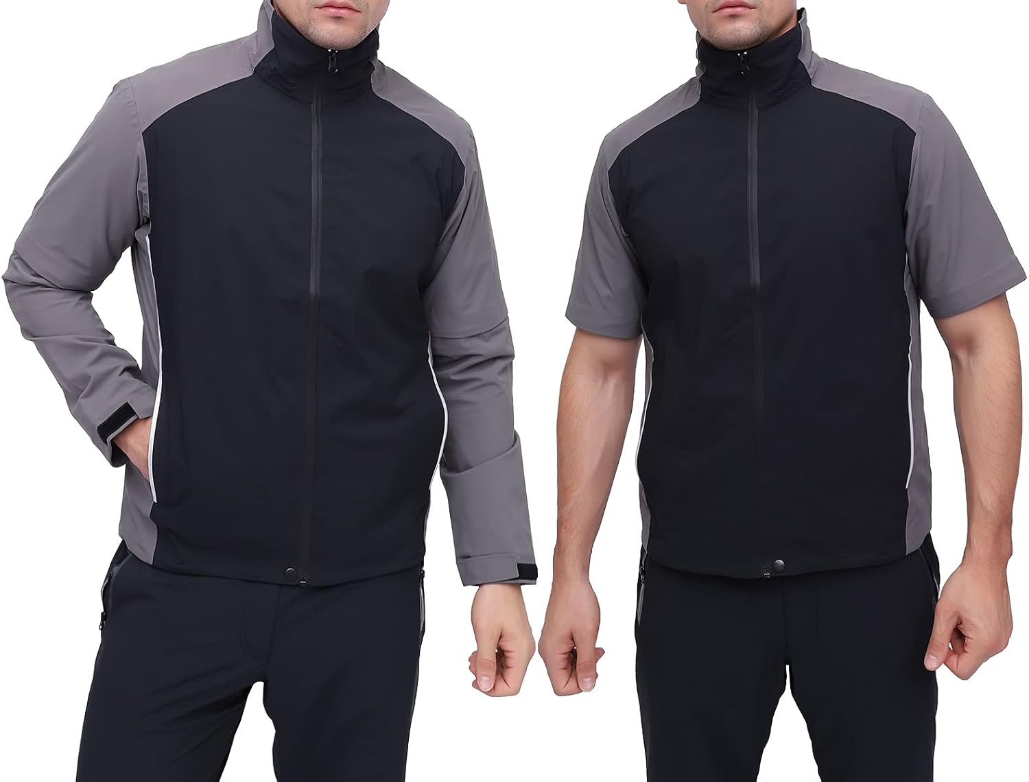 FIT SPACE Waterproof Golf Rain Jacket for Men 20K Performance Lightweight Rain Jackets for All Sports: Clothing