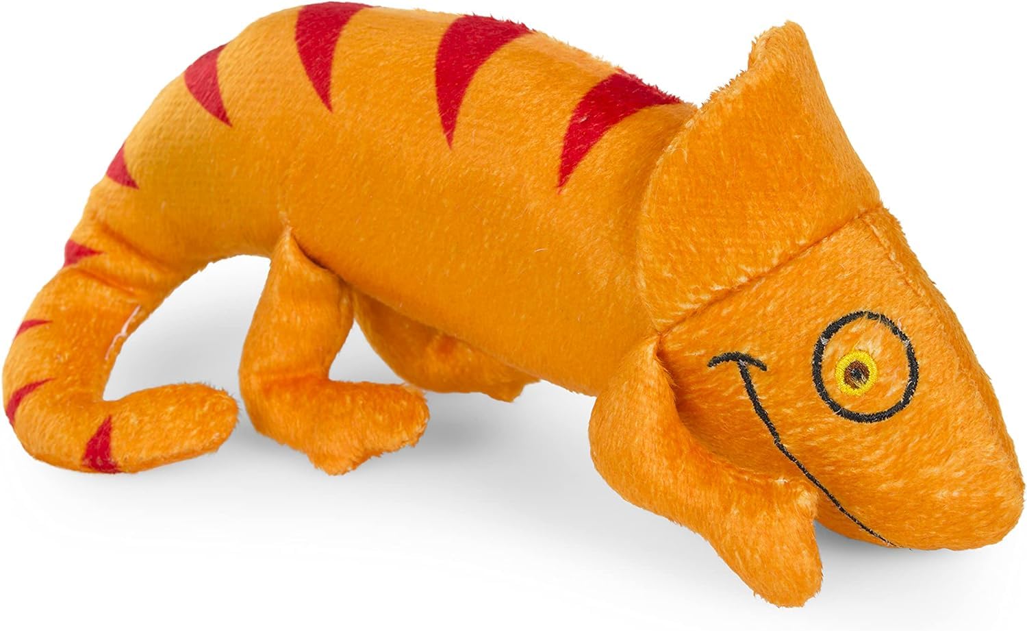 Petface Planet Curtis the Chameleon Eco Friendly Plush Cat Toy with Catnip