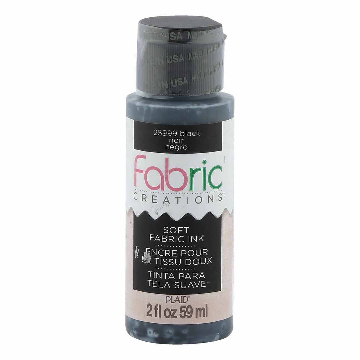 Fabric Ink in Assorted Colors (2-Ounce), Black
