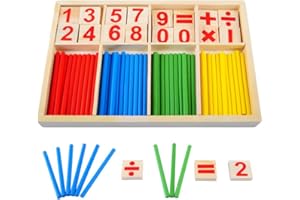 GALPADA 1Set Math Counting Stick Creative Early Education for Safe and Teaching Tool