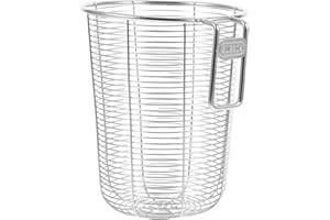 Cabilock Stainless Steel Utensil Holder Hanging Kitchen Organizer with Drip Tray Dishwasher Safe Space Saving Metal Silverwar