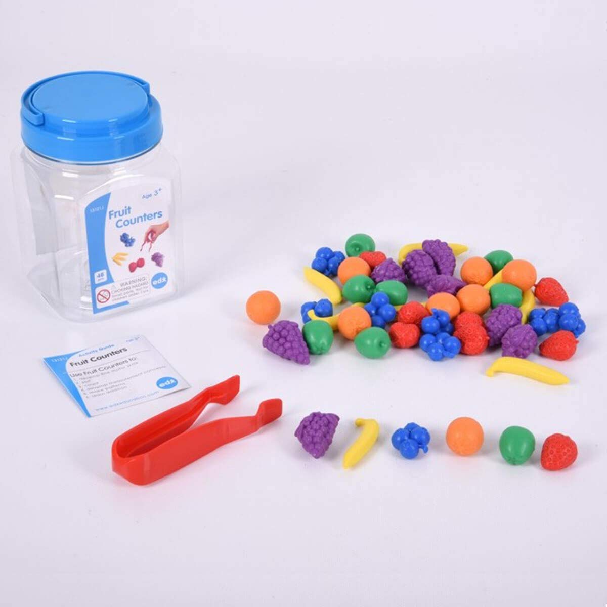 EDX Education 75156 Fruity Fun Counters Mini Jar