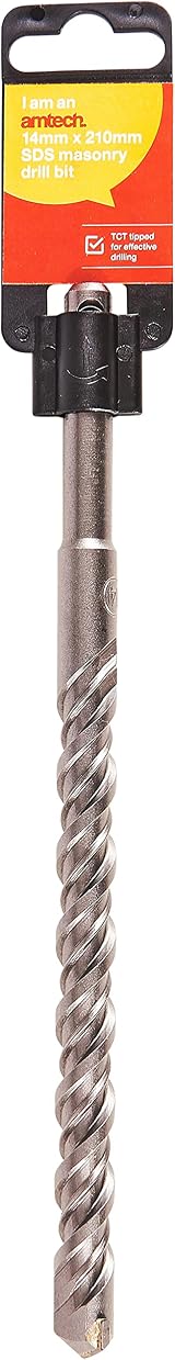 Amtech SDS Masonry Drill Bit 14mm x 210mm Tungsten Carbide Tip SDS+ fit view 3
