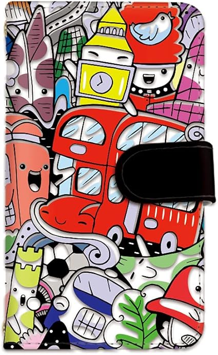 Amazon Co Jp Bodenbaum Android One S2 手帳型 スマホケース カード ミラー スマホ ケース カバー ケータイ 携帯 Kyocera 京セラ アンドロイド ワン エスツー Simフリー ロンドン イラスト かわいい A 344 A カラフル 家電 カメラ